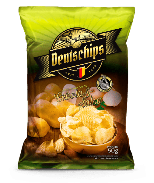 BATATA ONDA DEUTSCHIPS 50G CEBOLA E SALS