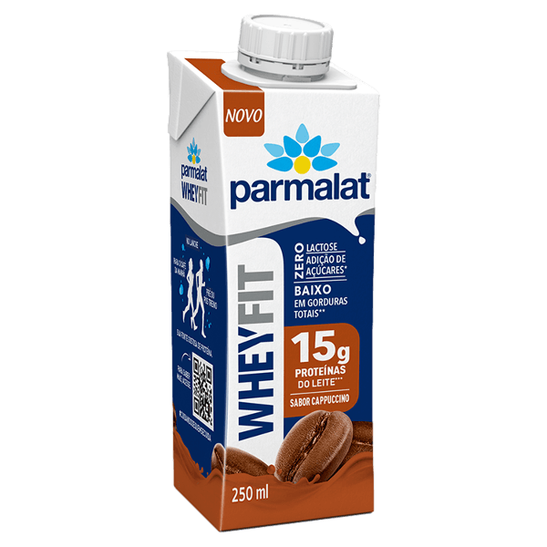 BEBIDA LACTEA PARMALAT WHEYFIT 250ML CAPUCC