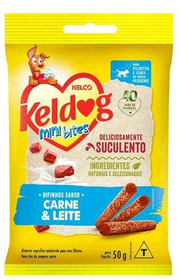 BIFINHO KELDOG 50G MINI CARNE LEITE