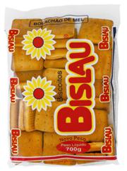 BISCOITO BISLAU 650GR BOLACHAO QUADRADO MEL