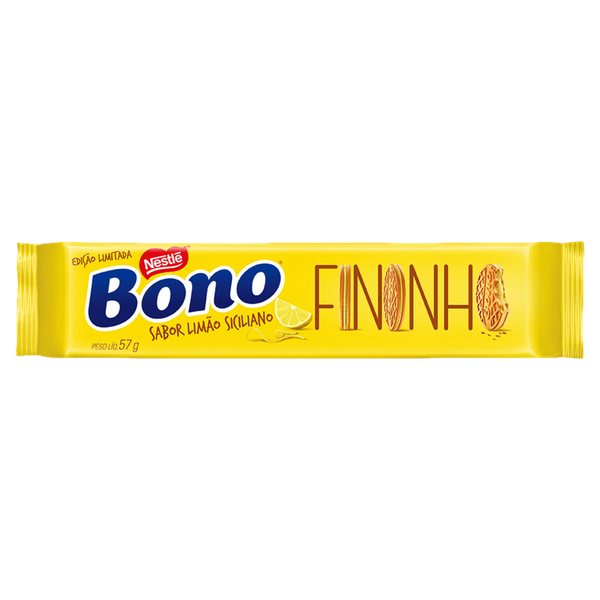 BISCOITO BONO FININHO 57GR LIMAO SILICIANO