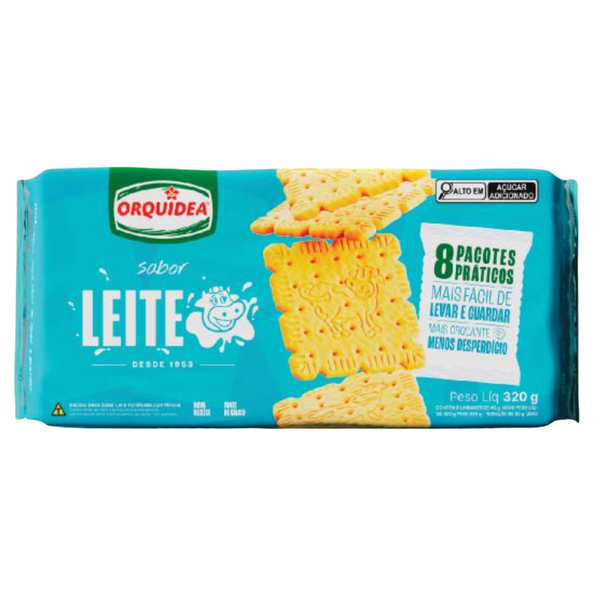 BISCOITO ORQUIDEA 320GR LEITE