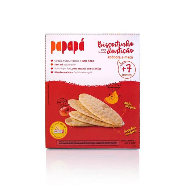 BISCOITO PAPAPA 36GR DENT MACA ABOBORA