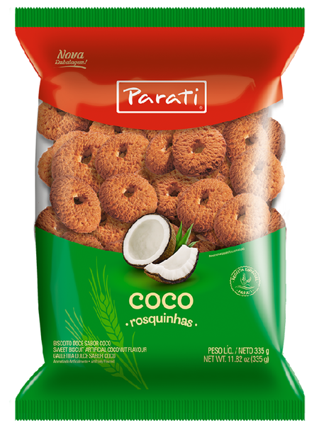 BISCOITO ROSCA PARATI 250GR COCO