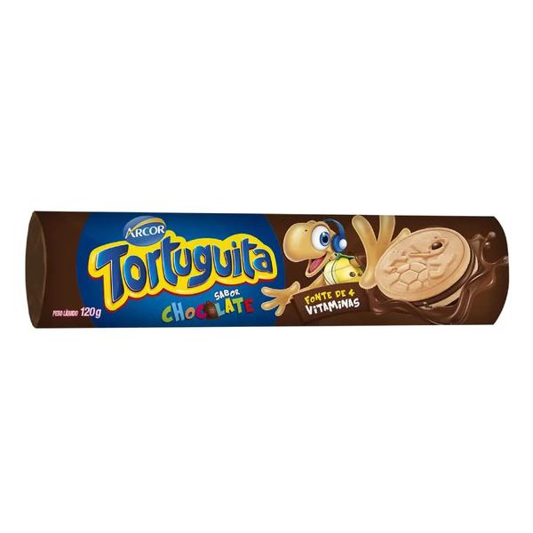 BISCOITO RECHEADO TORTUGUITA 120GR CHOCOLATE