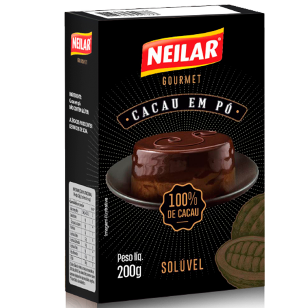 CACAU EM PO NEILAR 200GR 100%