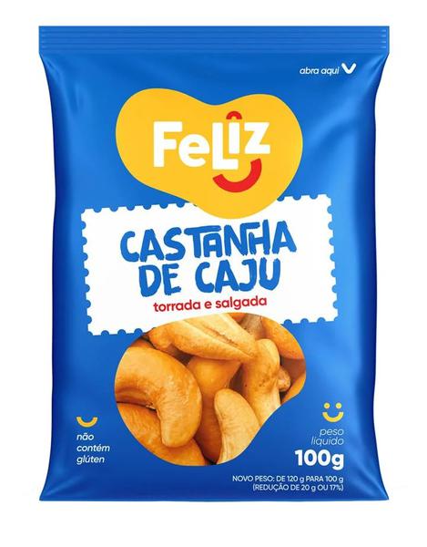 CASTANHA DE CAJU 100G FELIZ