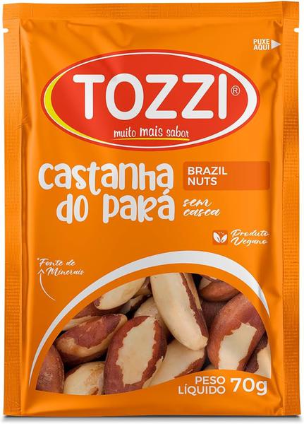 CASTANHA DO PARA SACHE PLANO 70 GRS TOZZ