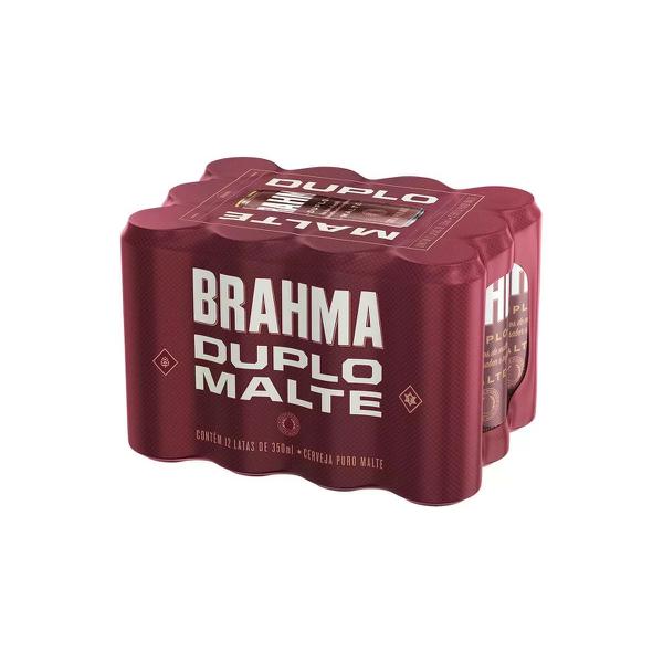 CERVEJA BRAHMA DUPLO MALTE 350ML LATA CX C/