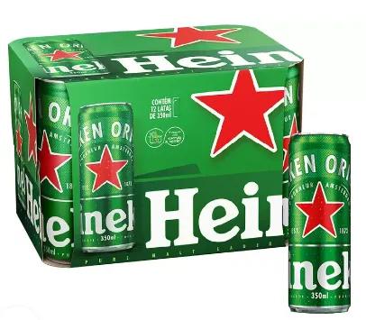 CERVEJA HEINEKEN 350ML SLEEK CX C/12 UND