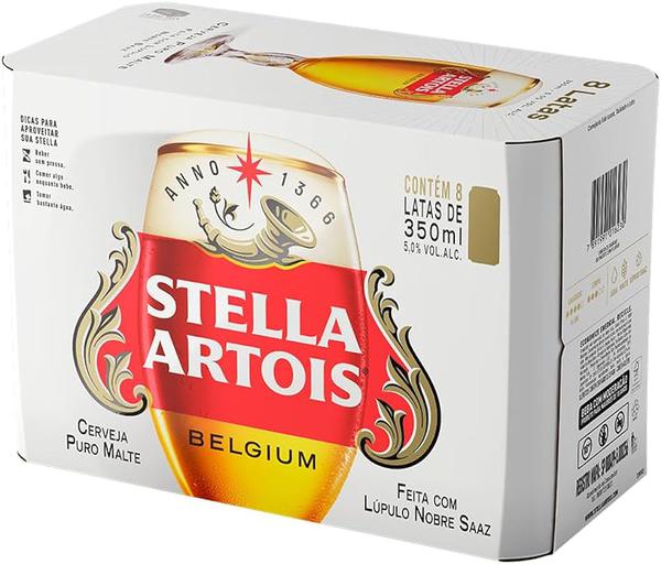 CERVEJA STELLA ARTOIS SLEEK 350ML CX C/12