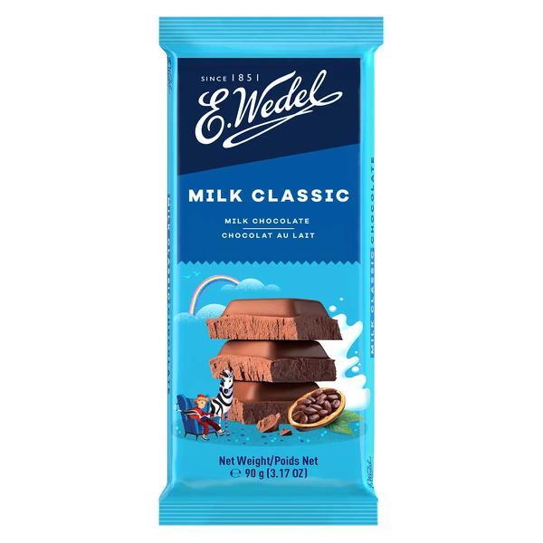 CHOC E.WEDEL 90G AO LEITE
