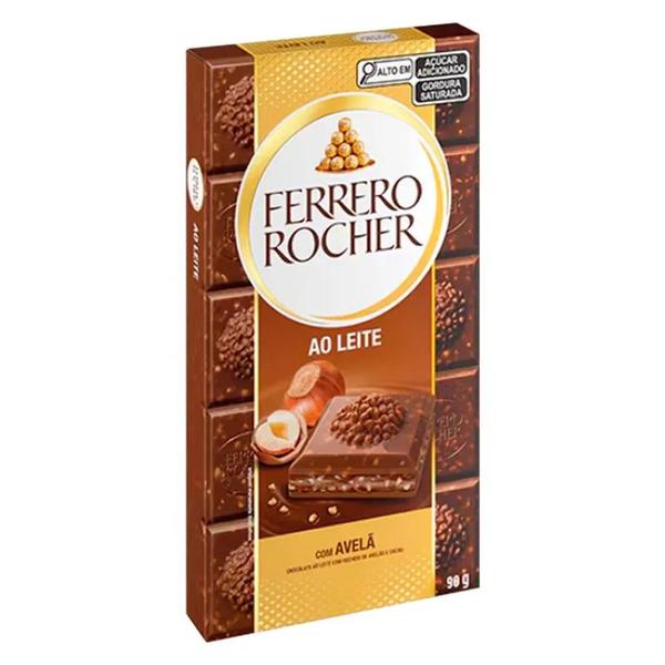 CHOCOLATE FERRERO ROCHER 90GR AO LEITE
