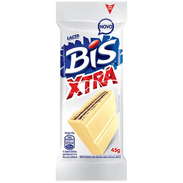 CHOCOLATE BIS LACTA XTRA 45GR BRANCO