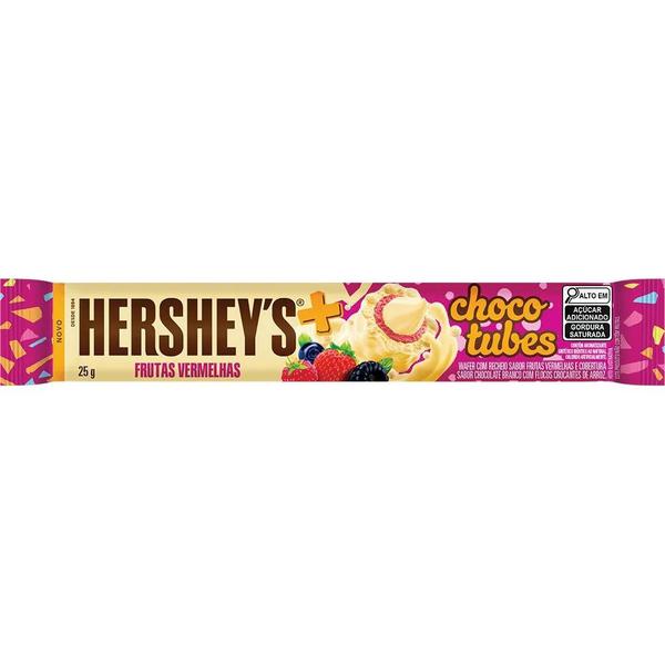 CHOCOTUBIES HERSHEYS 25G FRUTAS VERMELHA
