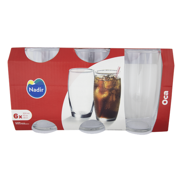 CONJ COPO OCA NADIR 300ML C/6U
