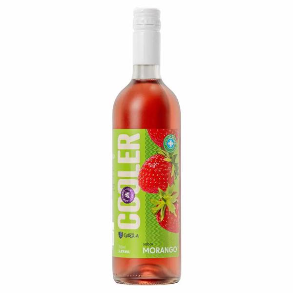 COOLER GIROLA 750ML MORANGO