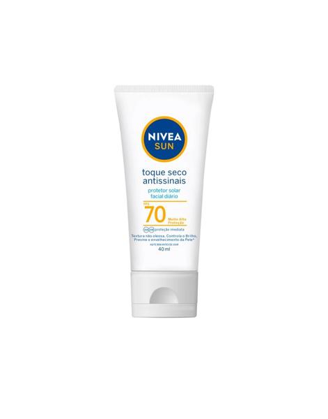 CREME NIVEA FPS70 T.SEC ANTIS 40ML +CR A
