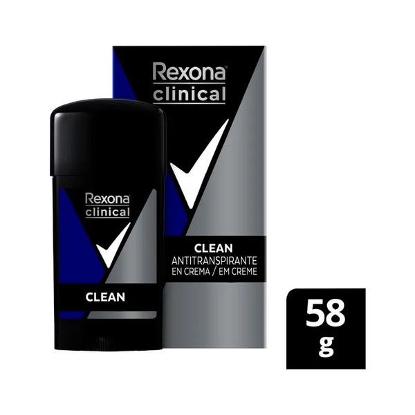 DESOD REXONA CREME 58GR MEN CLEAN CLINIC