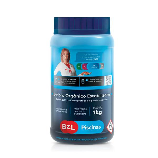 DICLORO ORGANICO ESTABILIZADO BEL GRANULADO 1KG P/ PISCINAS