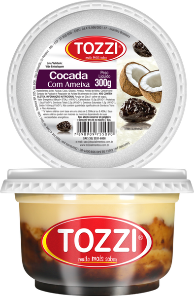 DOCE COCADA TOZZI 300G AMEIXA