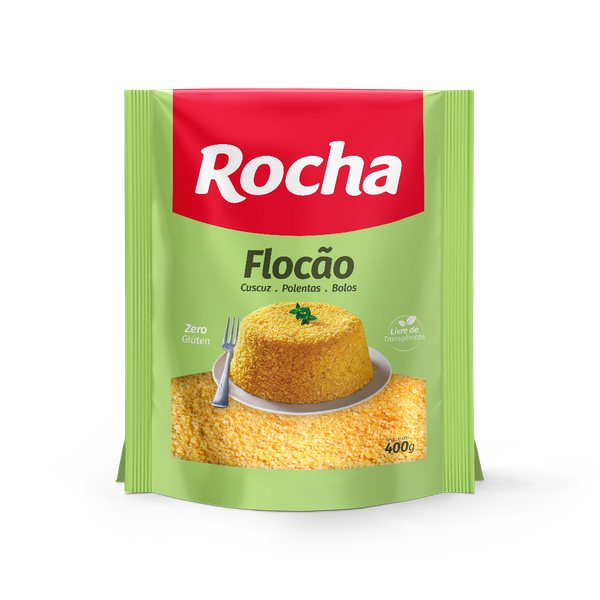FARINHA DE MILHO FLOCAO ROCHA 400GR