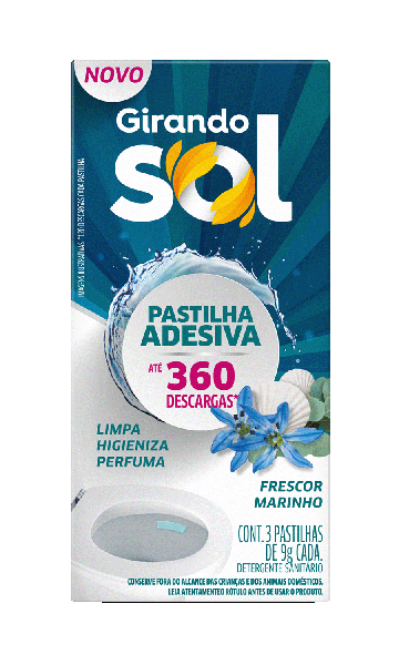 GEL ADESIVO GIRANDO SOL C/6UN FRESCOR MA