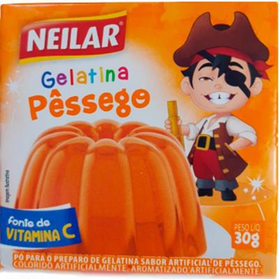 GELATINA NEILAR 30GR PESSEGO