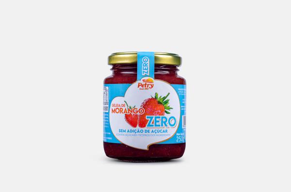 GELEIA PETRY 250G MORANGO ZERO ACUCAR