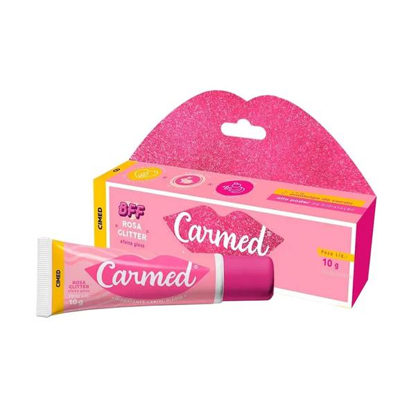 HIDRAT LABIAL CARMED 10GR ROSA GLITTER