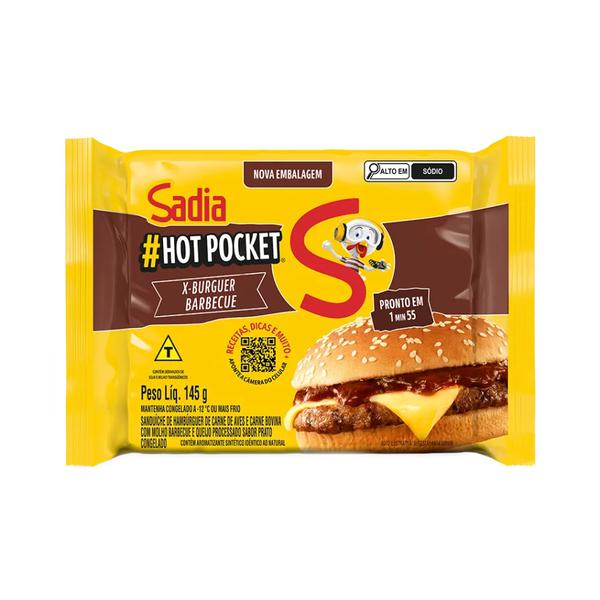 HOT POCKET X BURGUER BARBECUE 145G