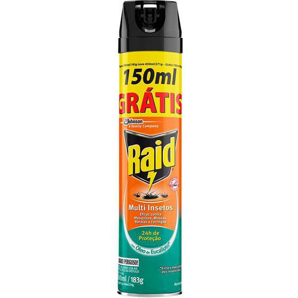 INSETICIDA RAID 450ML BARATA/F