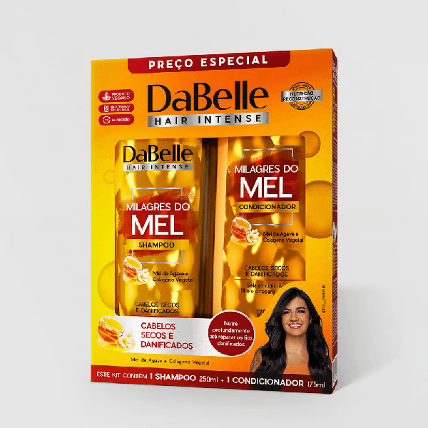 KIT SH/COND DABELLE 250ML+175ML MILAGRES