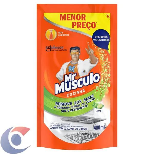 LIMP COZINHA MR MUSCULO 400ML SACHE TRIP