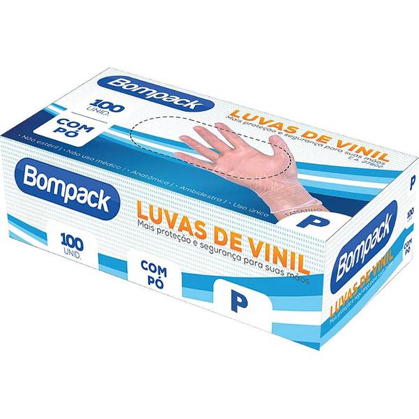 LUVA BOMPACK VINIL INDUSTRIAL P C/PO C/100UN