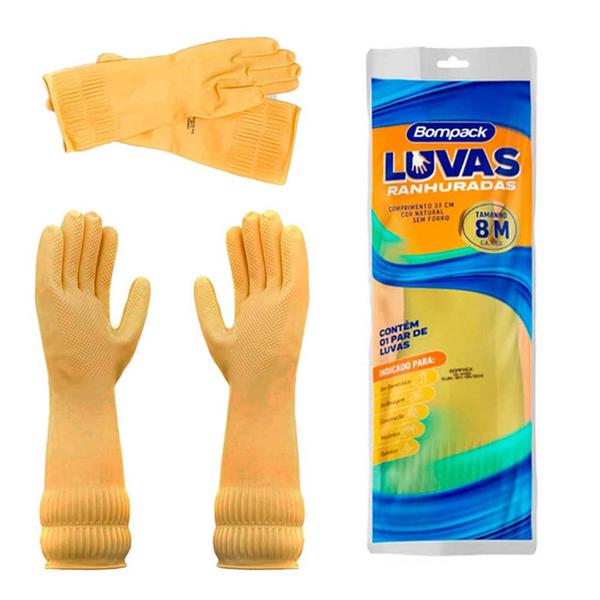 LUVA RANHURADA BOMPACK 37CM N.