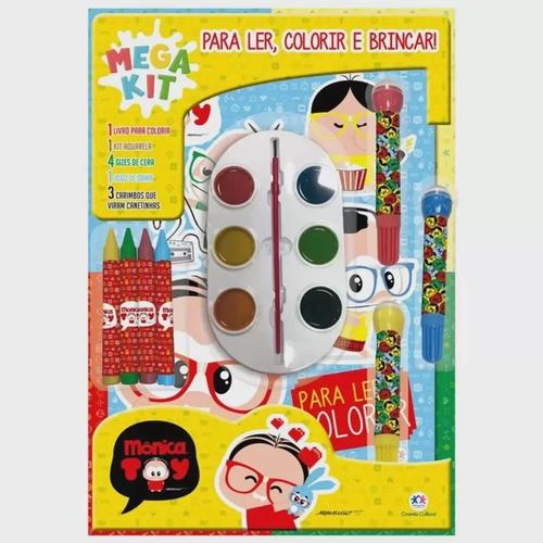 MEGA KIT TURMA DA MONICA LER, COLORIR E