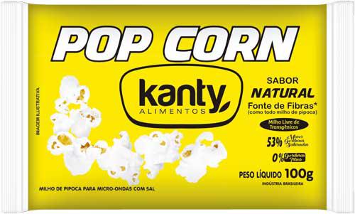 MILHO PIPOCA KANTY 100GR MICRO NATURAL