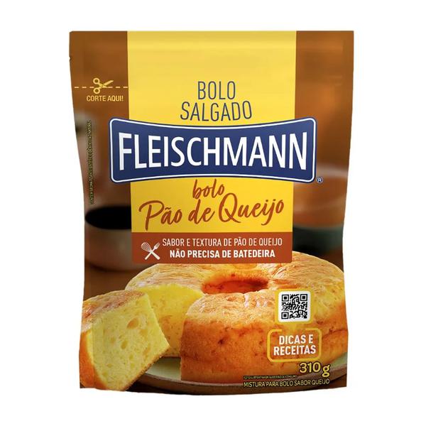 MISTURA BOLO FLEISCHMANN 310G PAO DE QUE