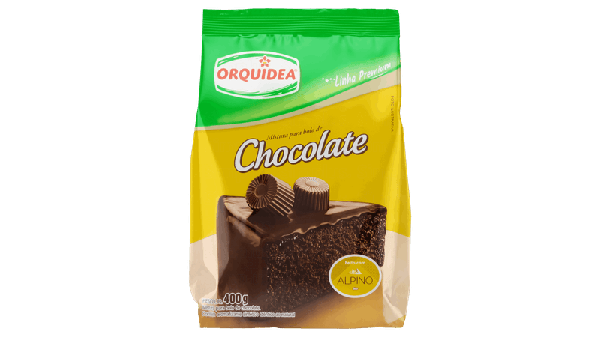 MISTURA BOLO ORQUIDEA 300GR CHOCOLATE ALPINO