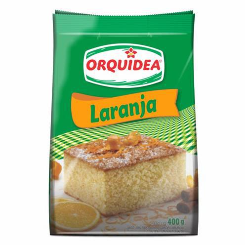MISTURA BOLO ORQUIDEA 350GR LARANJA
