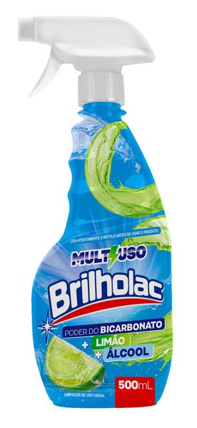 MULTIUSO BRILHOLAC 500ML BICARBONATO LIMÃO
