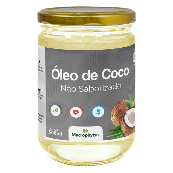 OLEO COCO MACROPHYTUS 500ML SEM SABOR