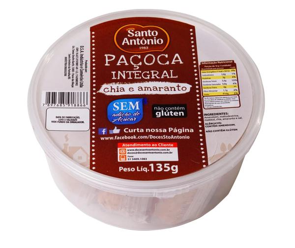 PACOCA ROLHA ZERO SANTO ANTONIO 180GR RE