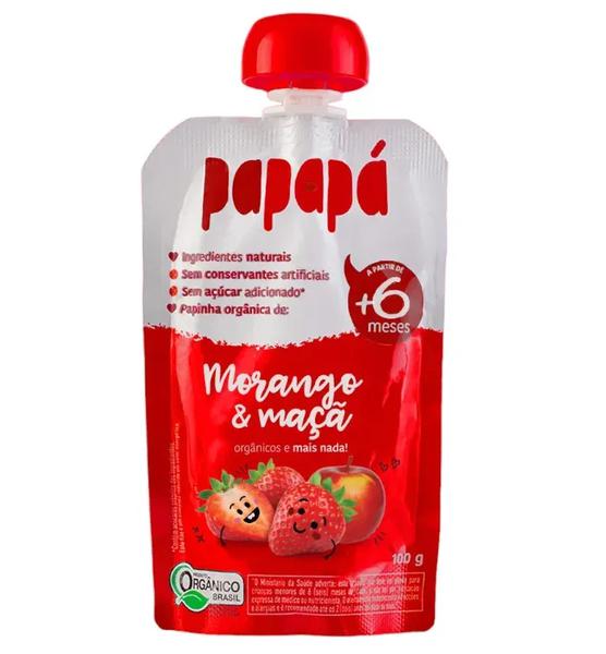 PAPINHA PAPAPA 100GR ORG MORANGO MACA