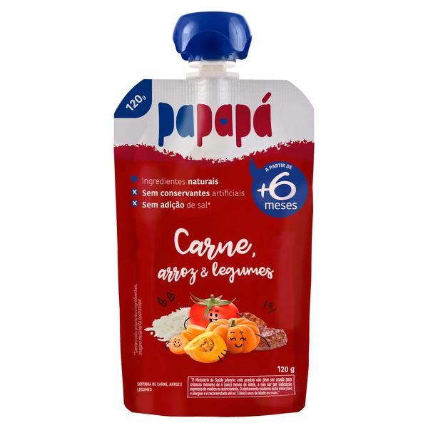 PAPINHA PAPAPA 120GR CARNE ARROZ LEGUMES
