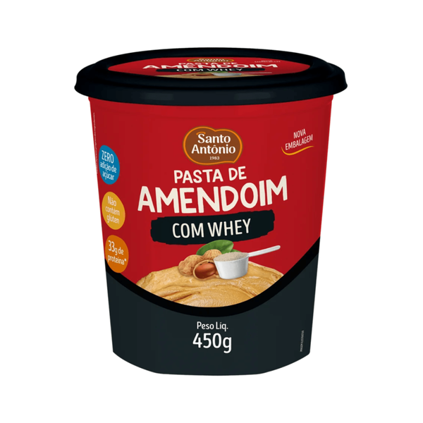 PASTA DE AMENDOIM SANTO ANTONIO 450G C/
