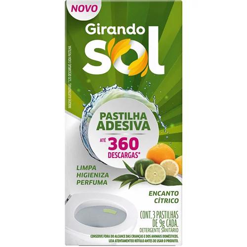 PASTILHA ADESIVA GIRANDO SOL C/3UN ENCAN