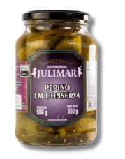 PEPINO EM CONSERVA JULIMAR 500G