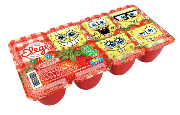 PETIT SUISSE BOB ESPONJA ELEGE 320GR MOR